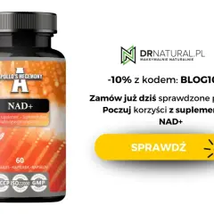 Suplement diety NAD+ od Apollo's Hegemony. Zamów już dziś i poczuj korzyści z suplementacji NAD+. -10% z kodem BLOG10.