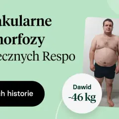 Spektakularna rekompozycja sylwetki Dawida: przed i po utracie 46 kg. Poznaj jego historię.