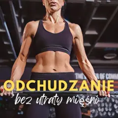 Kobieta z wyrzeźbionym brzuchem trzyma sztangę. Skuteczne odchudzanie bez utraty mięśni to klucz do sukcesu.