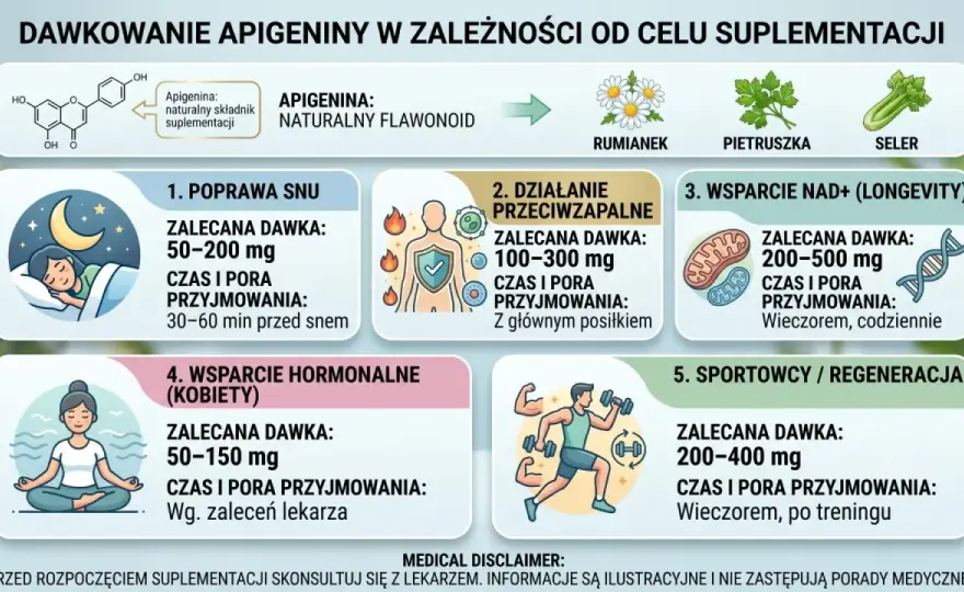 Apigenina - Działanie, dawkowanie i kiedy warto suplementować?
