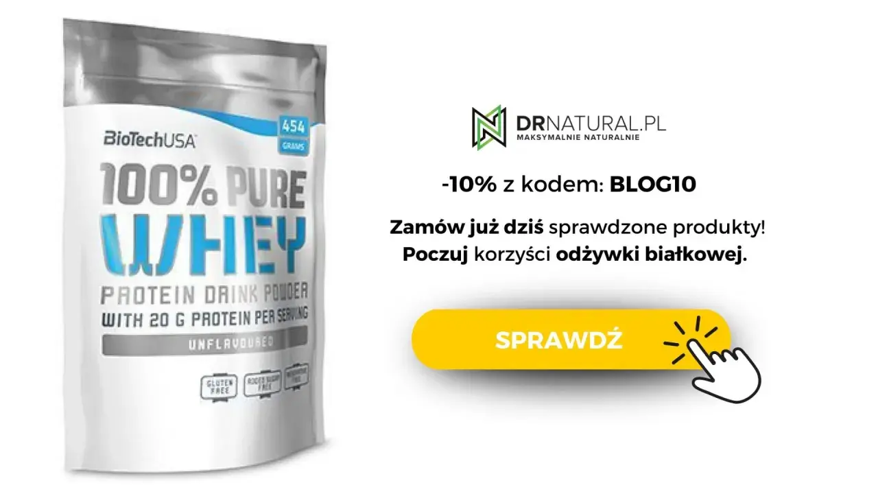 Co brać przed treningiem? Odżywka białkowa 100% Pure Whey od BioTechUSA to świetny wybór. Zamów z rabatem!