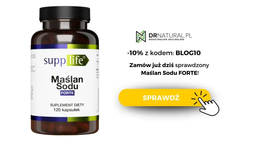 Maślan sodu na jelita - działanie, dawkowanie i wybór